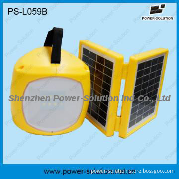 3.4W Solar Panel  with 4 Brightness Solar Lamp